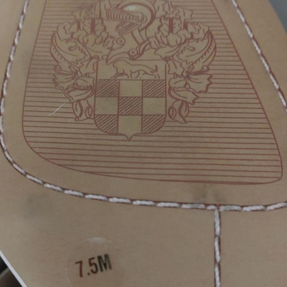 Vince Camuto Woven Leather Heeled Mules | White Wedding Special Occasion Sandals - Picture 9 of 9